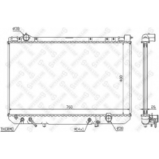 10-26375-SX STELLOX Радиатор, охлаждение двигателя