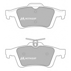 LVXL1720 MOTAQUIP Комплект тормозных колодок, дисковый тормоз