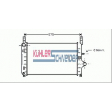 1801401 KUHLER SCHNEIDER Радиатор, охлаждение двигател