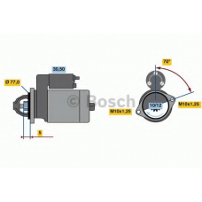 0 986 022 720 BOSCH Стартер