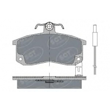 SP 216 SCT Комплект тормозных колодок, дисковый тормоз