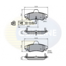 CBP11235 COMLINE Комплект тормозных колодок, дисковый тормоз