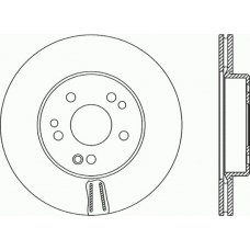 BDR1305.20 OPEN PARTS Тормозной диск