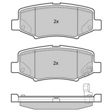 FBP-1825 FREMAX Комплект тормозных колодок, дисковый тормоз
