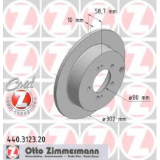 440.3123.20 ZIMMERMANN Тормозной диск