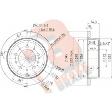 78RBD21269 R BRAKE Тормозной диск
