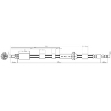 VBH1201 MOTAQUIP Тормозной шланг