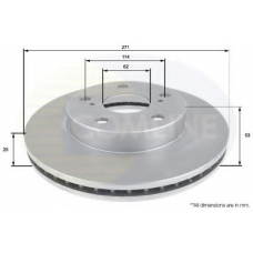 ADC0139V COMLINE Тормозной диск