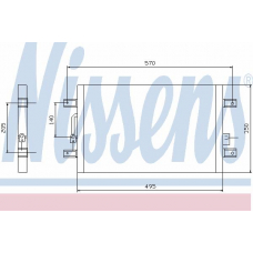 94562 NISSENS Конденсатор, кондиционер
