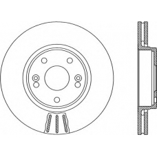 BDR1958.20 OPEN PARTS Тормозной диск