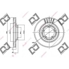 BD1082 DJ PARTS Тормозной диск