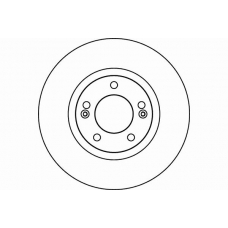 MDC1485 MINTEX Тормозной диск