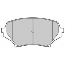 FBP-1901 FREMAX Комплект тормозных колодок, дисковый тормоз