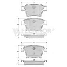 FB211380 FLENNOR Комплект тормозных колодок, дисковый тормоз