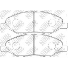 PN2452 NiBK Комплект тормозных колодок, дисковый тормоз