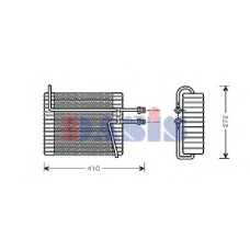 820227N AKS DASIS Испаритель, кондиционер