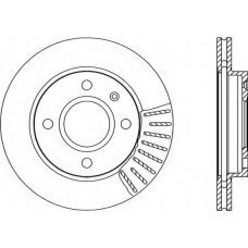 BDR1176.20 OPEN PARTS Тормозной диск