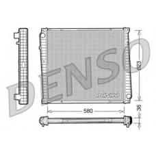 DRM23017 DENSO Радиатор, охлаждение двигателя