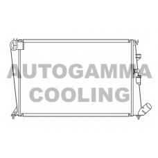 100201 AUTOGAMMA Радиатор, охлаждение двигателя