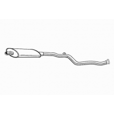 613160 FONOS Средний глушитель выхлопных газов