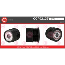 CCP92135GS CASCO Ременный шкив, генератор