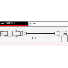 DRL743 DELCO REMY Комплект проводов зажигания