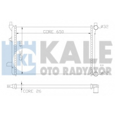 353300 KALE OTO RADYATOR Радиатор, охлаждение двигателя