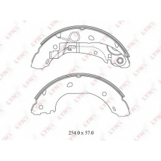 BS-2800 LYNX Bs-2800 колодки тормозные задние citroen jumper, fiat ducato, peugeot boxer 2.0d-2.8d 02-07