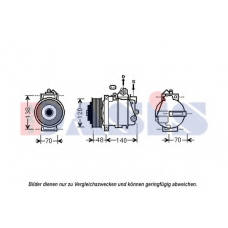 852581N AKS DASIS Компрессор, кондиционер