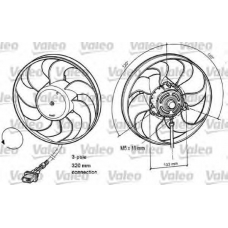 696078 VALEO Вентилятор, охлаждение двигателя