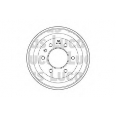 DB4136 TRW Тормозной барабан