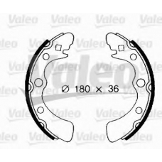 562679 VALEO Комплект тормозных колодок