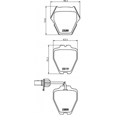 8DB 355 009-031 HELLA PAGID Комплект тормозных колодок, дисковый тормоз