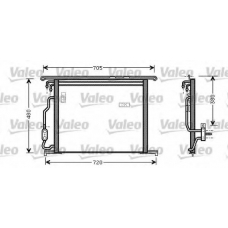 818049 VALEO Конденсатор, кондиционер