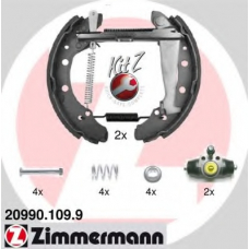 20990.109.9 ZIMMERMANN Комплект тормозных колодок