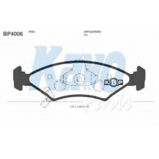 BP-4006 KAVO PARTS Комплект тормозных колодок, дисковый тормоз