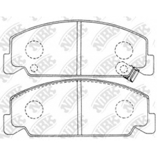 PN8190 NiBK Комплект тормозных колодок, дисковый тормоз