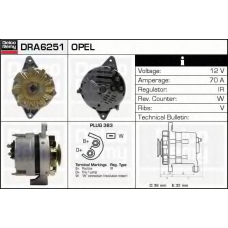 DRA6251 DELCO REMY Генератор