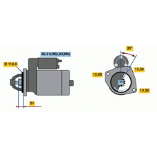 0 001 368 318 BOSCH Стартер