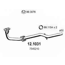 12.1031 ASSO Труба выхлопного газа