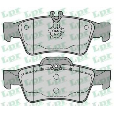 05P1232 LPR Комплект тормозных колодок, дисковый тормоз