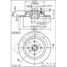 BS 7374 BRECO Тормозной диск