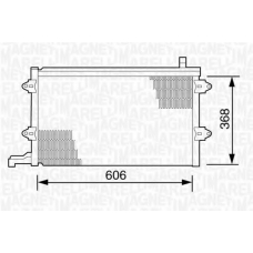 350203243000 MAGNETI MARELLI Конденсатор, кондиционер