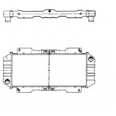 514004 NRF Радиатор, охлаждение двигателя