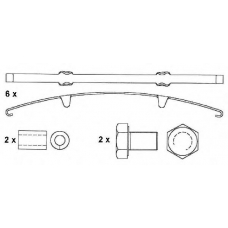 DCV1585BFE DURON Комплект тормозных колодок, дисковый тормоз