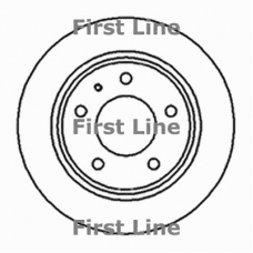 FBD501 FIRST LINE Тормозной диск