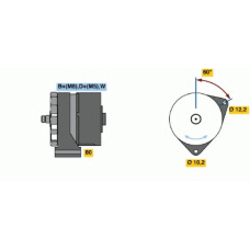 0 120 484 025 BOSCH Генератор