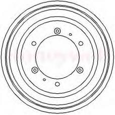 329097B BENDIX Тормозной барабан