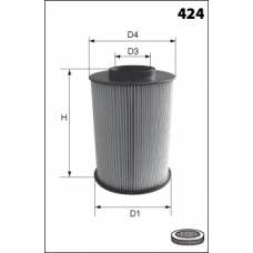 EL9250 MECAFILTER Воздушный фильтр