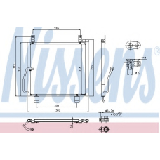 940301 NISSENS Конденсатор, кондиционер